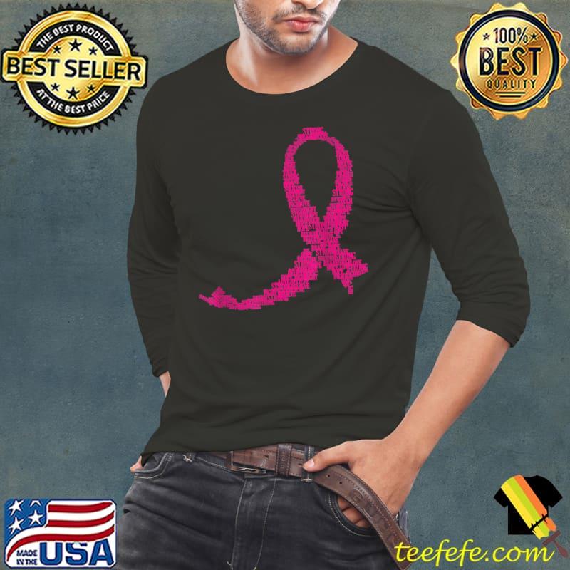 Breast Cancer Awareness Motivation Quotes Fighter Awesome T-Shirt Long Sleeve Tee Breast Cancer Awareness Motivation Quotes Fighter Awesome T-Shirt Long Sleeve Tee