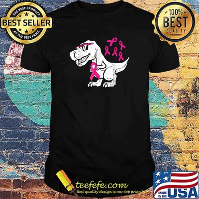 Breast Cancer Awareness Shirt Toddler Pink Ribbon Kids Youth T-Shirt