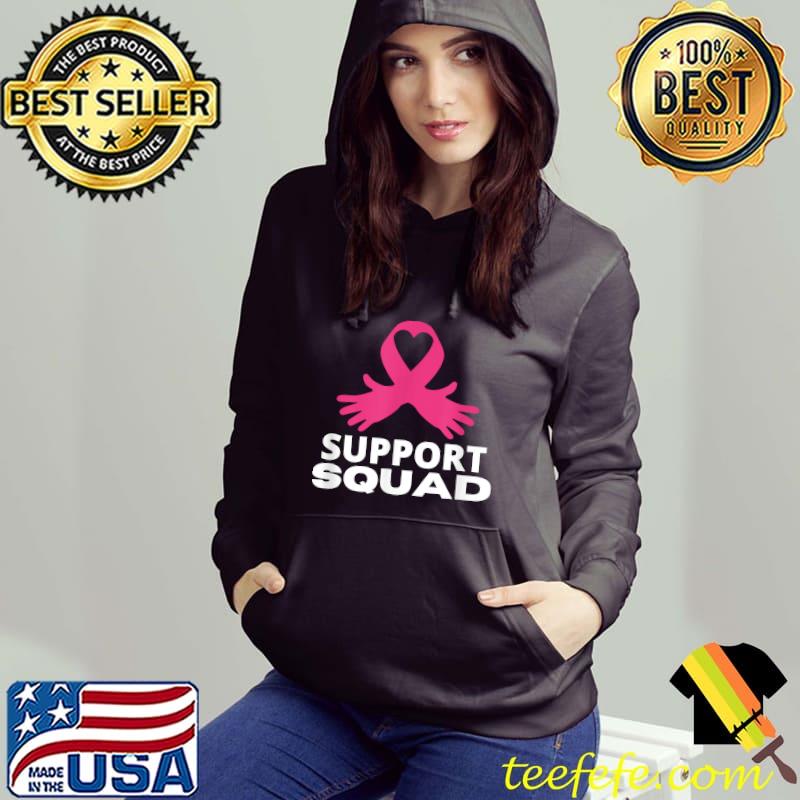 Breast Cancer Battle Warrior Support Squad T-Shirt