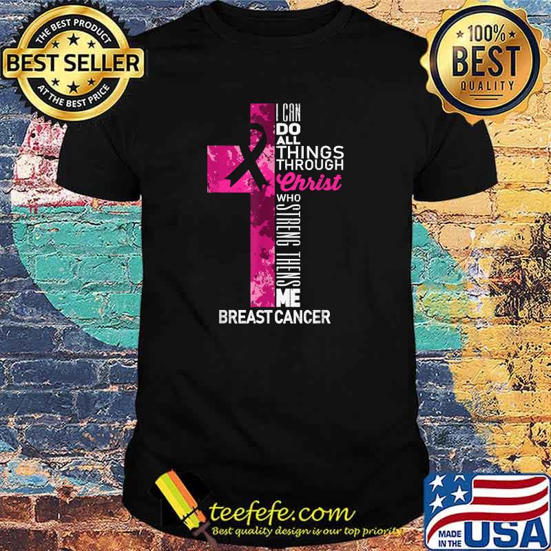 Breast Cancer Survivor Christian Ribbon Cancer Awareness T-Shirt Breast Cancer Survivor Christian Ribbon Cancer Awareness T-Shirt
