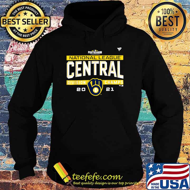 Brewers 2021 N.L Central Champions T-Shirt Hoodie Brewers 2021 N.L Central Champions T-Shirt Hoodie