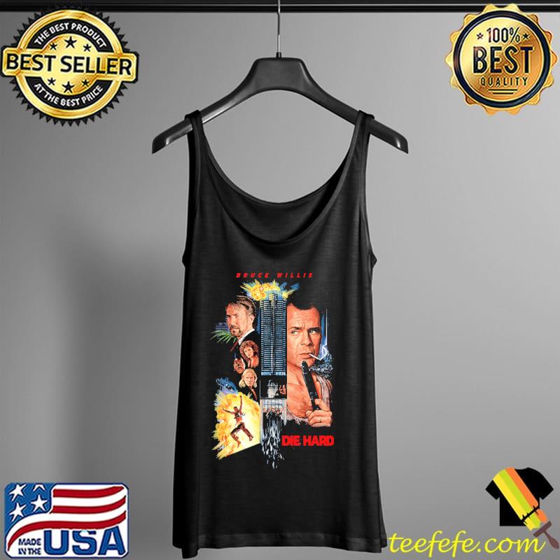 Bruce Willis Die Hard Men's Die Hard Shirt Tank Top Bruce Willis Die Hard Men's Die Hard Shirt Tank Top