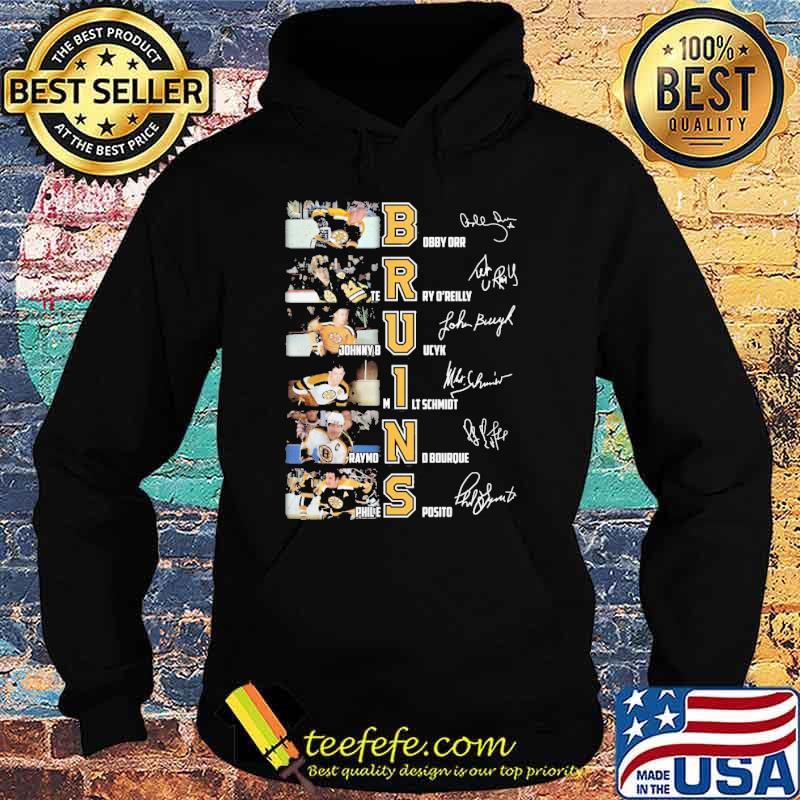Bruins Team Signature Shirt Hoodie Bruins Team Signature Shirt Hoodie