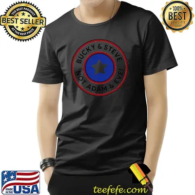 Bucky Steve Not Adam Eve Shirt