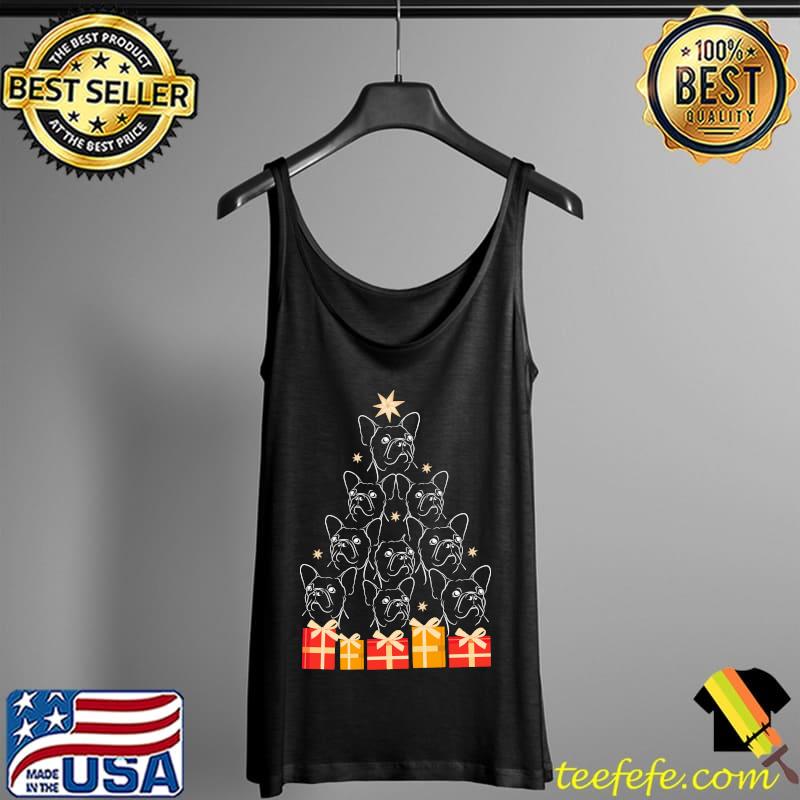 Bulldog Gift And Christmas Tree Shirt Tank Top Bulldog Gift And Christmas Tree Shirt Tank Top