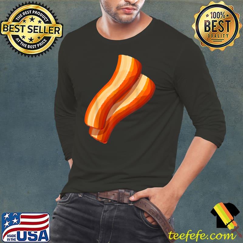 Burger Bacon Food T-Shirt Long Sleeve Tee Burger Bacon Food T-Shirt Long Sleeve Tee