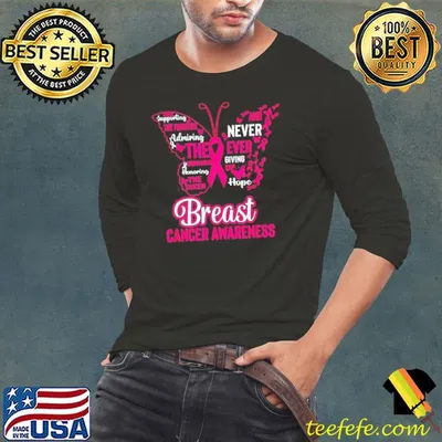 Butterfly Breast Cancer Supporting The Fighters Shirt