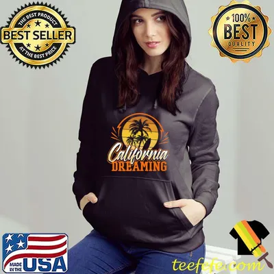California Dreaming Vintage Retro 70's Skyline Surf T-shirt