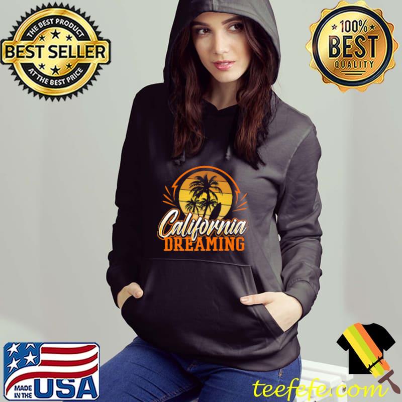 California Dreaming Vintage Retro 70's Skyline Surf T-shirt