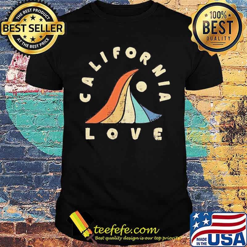 California love sun retro shirt