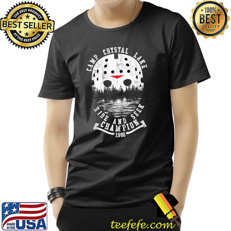 Camp Tent Crystal Lake Hide And Seek Champion Skull T-Shirt