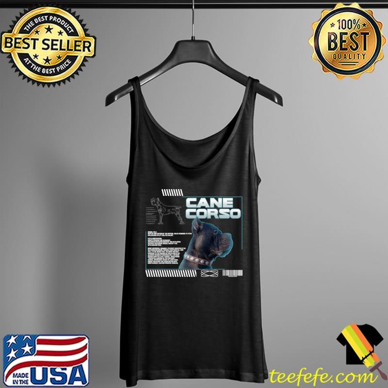 Cane Corso Italian Mastiff Dog Head Dog Lover T-Shirt Tank Top Cane Corso Italian Mastiff Dog Head Dog Lover T-Shirt Tank Top