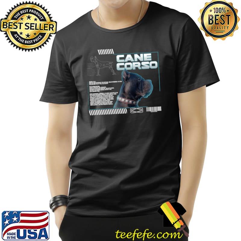 Cane Corso Italian Mastiff Dog Head Dog Lover T-Shirt
