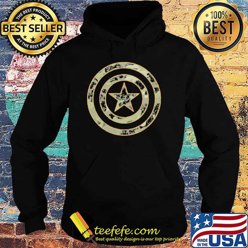 Captain America Shield Camouflage Shirt Hoodie Captain America Shield Camouflage Shirt Hoodie