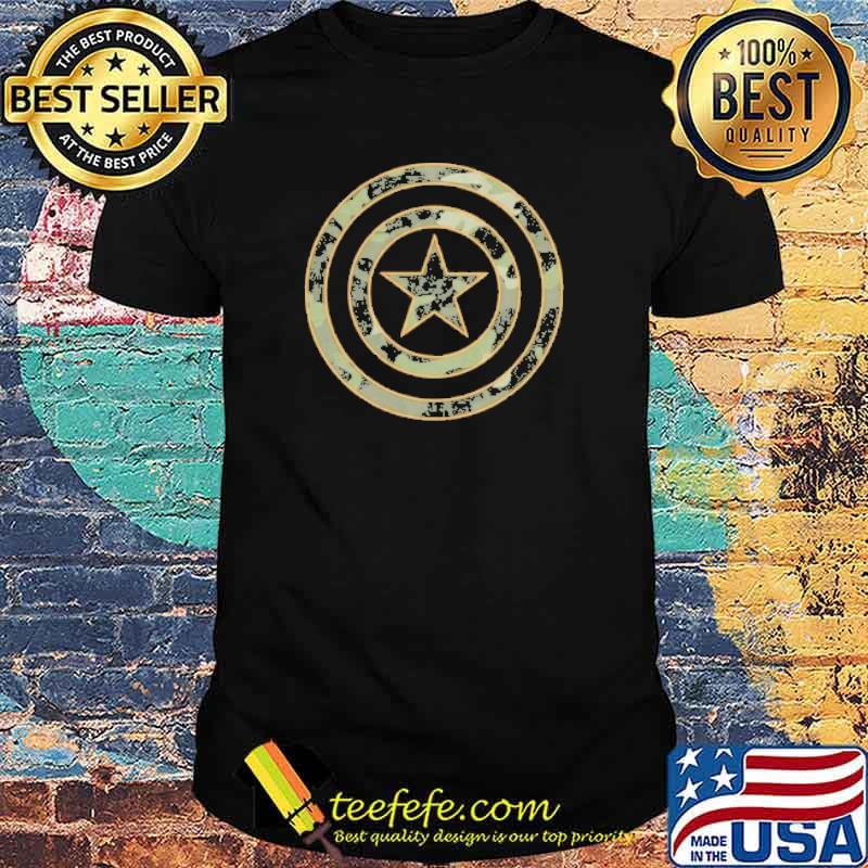 Captain America Shield Camouflage Shirt Captain America Shield Camouflage Shirt