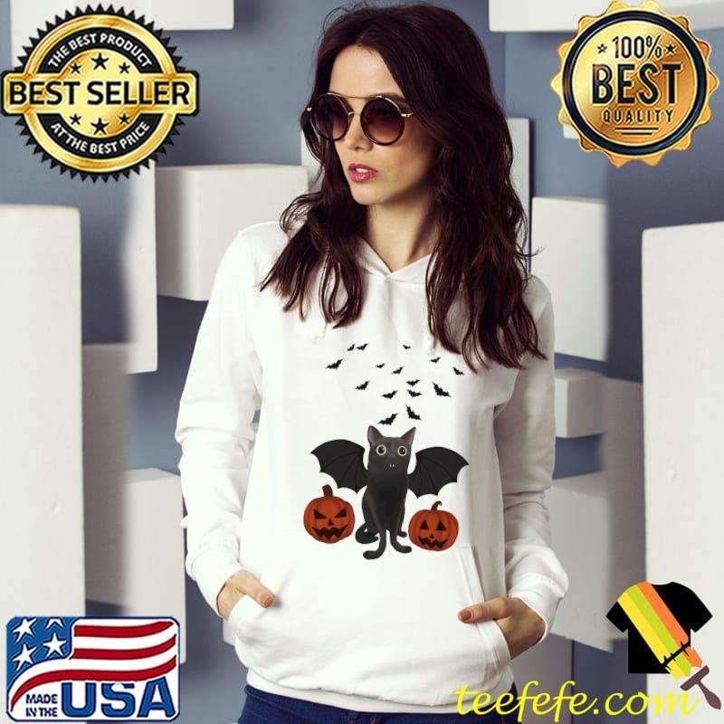 Cat Bat Halloween Shirt Hoodie Cat Bat Halloween Shirt Hoodie