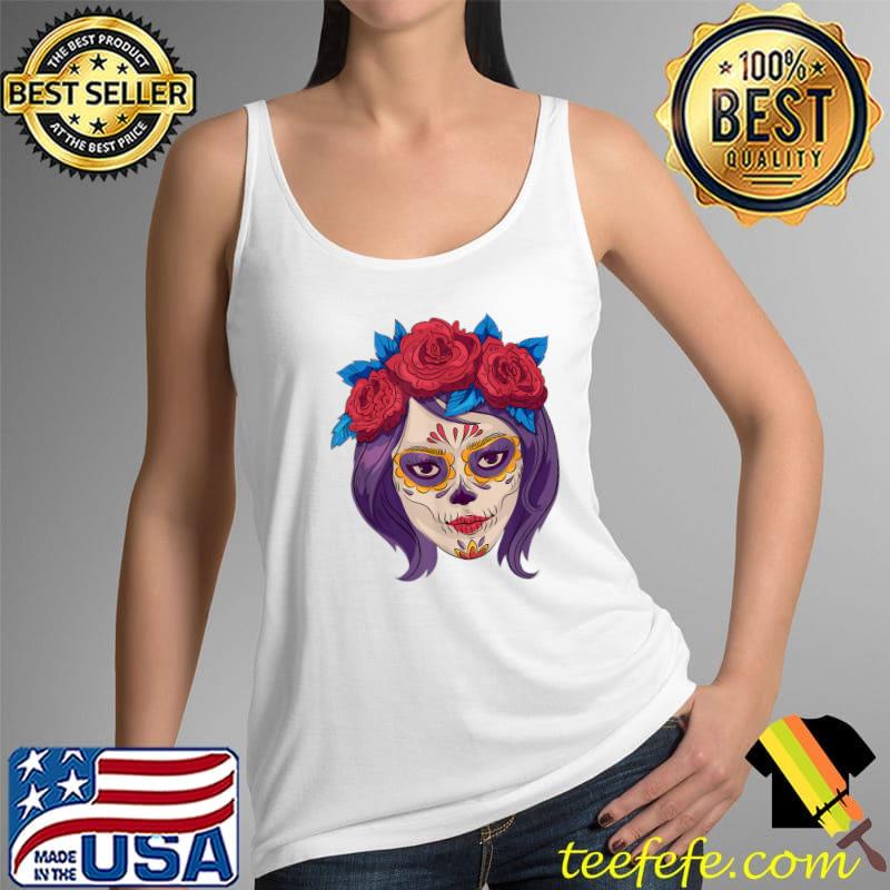 Catrina costume Dia De Los Muertos Day of the dead woman T-Shirt Tank Top Catrina costume Dia De Los Muertos Day of the dead woman T-Shirt Tank Top