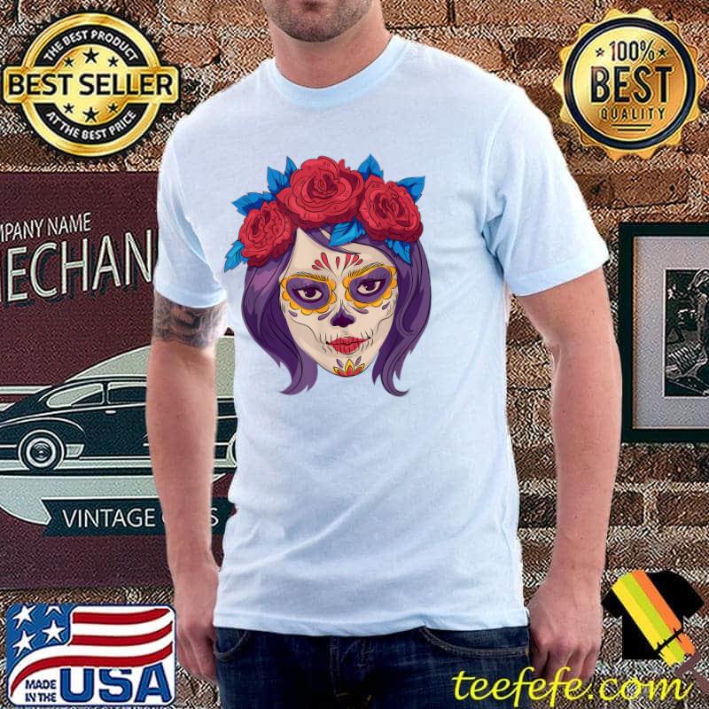 Catrina costume Dia De Los Muertos Day of the dead woman T-Shirt Unisex Catrina costume Dia De Los Muertos Day of the dead woman T-Shirt Unisex