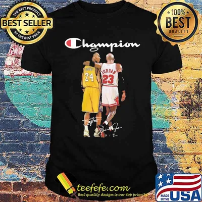 Champion Bryant 24 Jordan 23 Signature Shirt