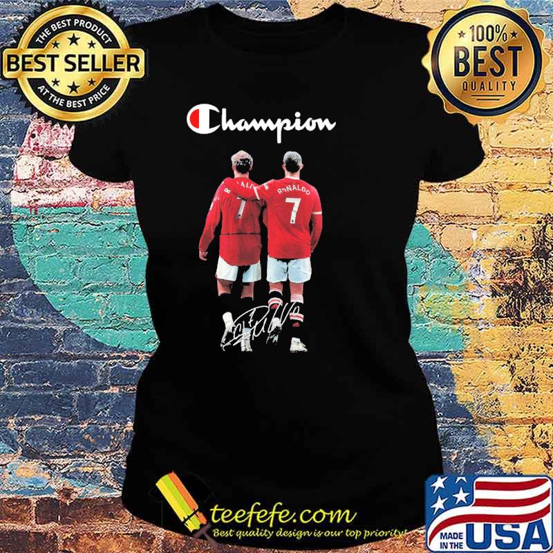 Champion Ronaldo 7 Signature Shirt Ladies tee Champion Ronaldo 7 Signature Shirt Ladies tee