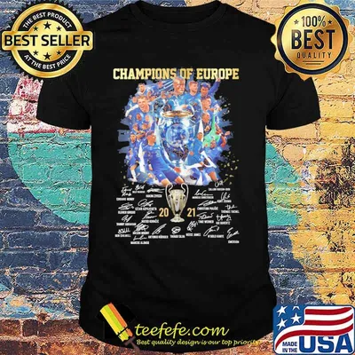 Champions Of Europe 2021 Cup Signature Shirt