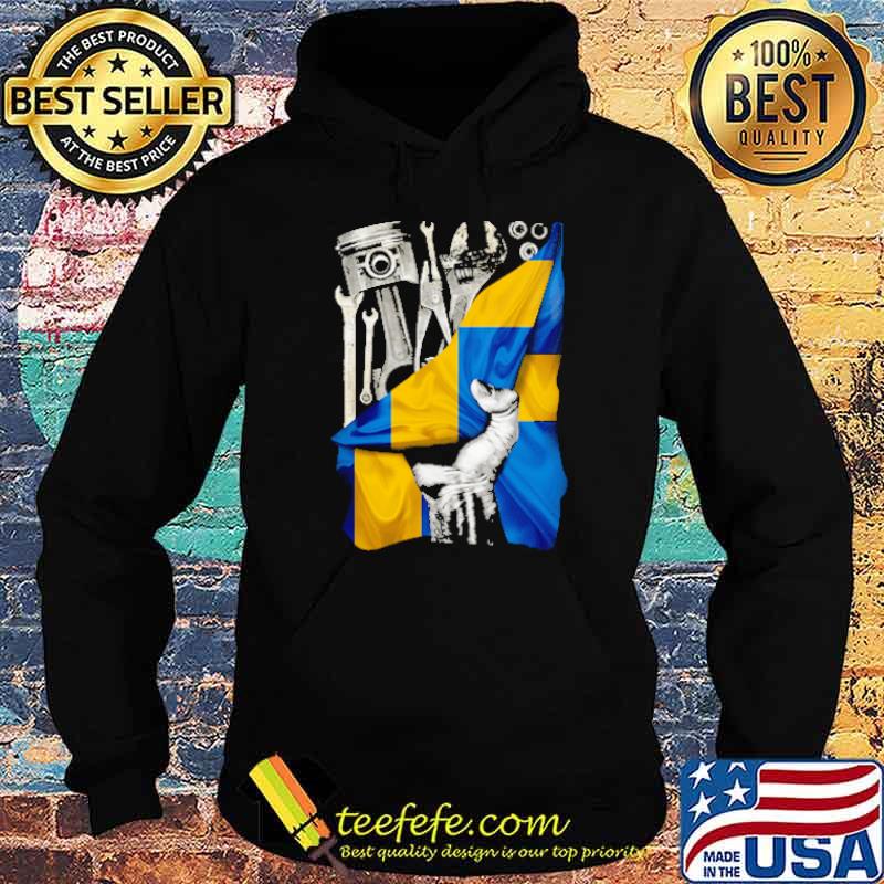 Chandler Mechanic Sweden Flag Shirt Hoodie Chandler Mechanic Sweden Flag Shirt Hoodie