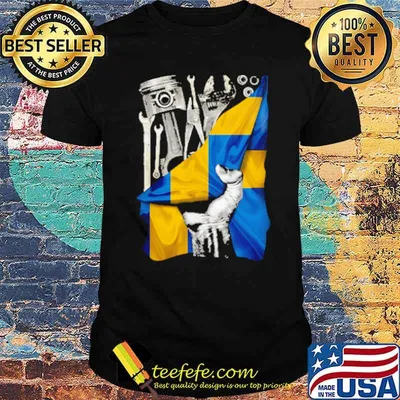 Chandler Mechanic Sweden Flag Shirt