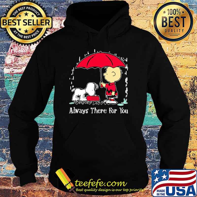 Charlie Brown holds an umbrella for Snoopy while Snoopy eats his supper s Hoodie Charlie Brown holds an umbrella for Snoopy while Snoopy eats his supper s Hoodie