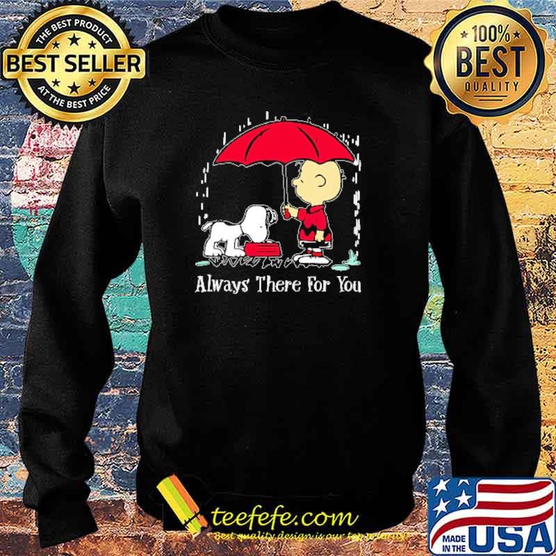 Charlie Brown holds an umbrella for Snoopy while Snoopy eats his supper s Sweater Charlie Brown holds an umbrella for Snoopy while Snoopy eats his supper s Sweater