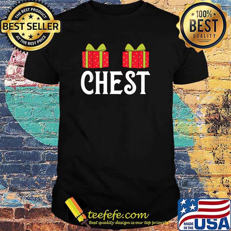 Chest Nuts Matching Chestnuts Funny Christmas Couples Nuts T-Shirt