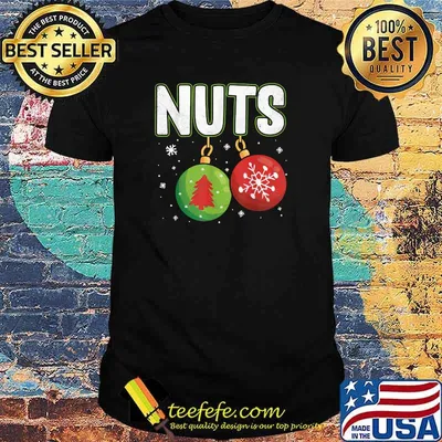 Chest Nuts Matching Christmas Couples Nuts T-Shirt