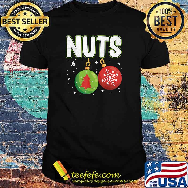 Chest Nuts Matching  Christmas Couples Nuts T-Shirt