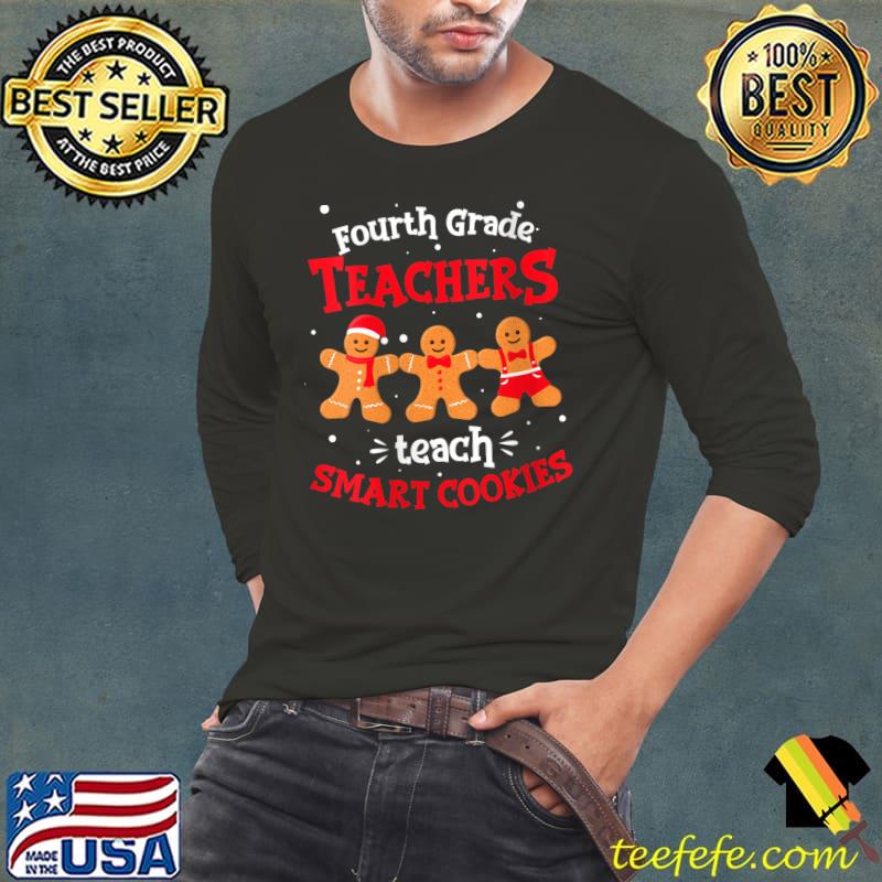 Christmas Fourth Grade Teacher Holiday 4th Grade Teacher T-Shirt Long Sleeve Tee Christmas Fourth Grade Teacher Holiday 4th Grade Teacher T-Shirt Long Sleeve Tee