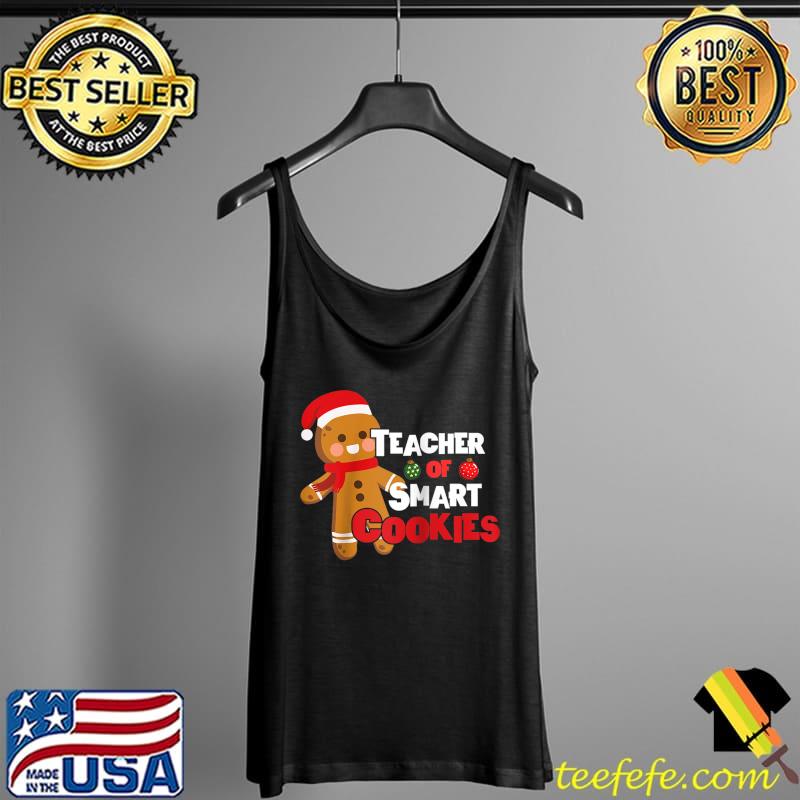Christmas Teacher Holiday Teacher of Smart Cookies Men Women Raglan Baseball T-s Tank Top Christmas Teacher Holiday Teacher of Smart Cookies Men Women Raglan Baseball T-s Tank Top