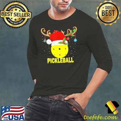 Christmas To Play Pickleball Shirt
