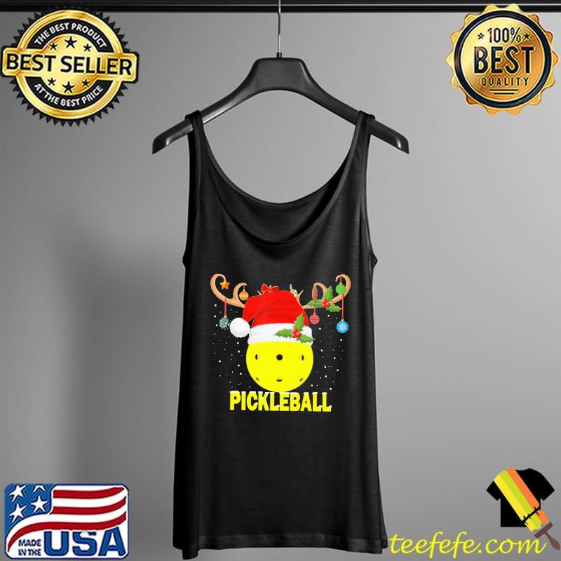 Christmas To Play Pickleball Shirt Tank Top Christmas To Play Pickleball Shirt Tank Top