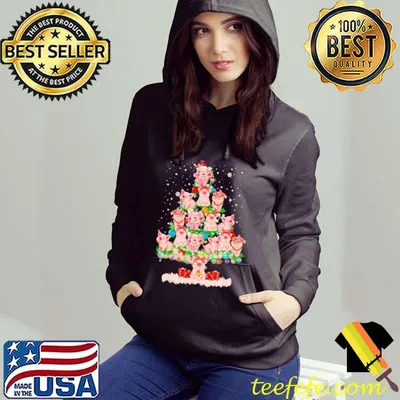 Christmas Tree Pig Gilf Shirt