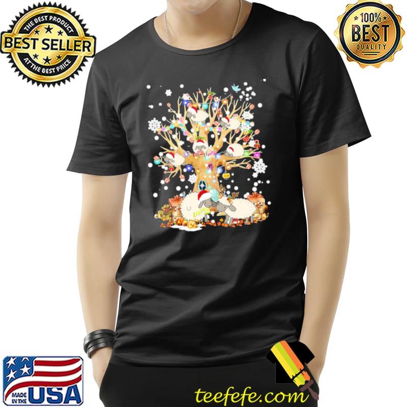 Christmas Tree Sheep Light Shirt Unisex Christmas Tree Sheep Light Shirt Unisex