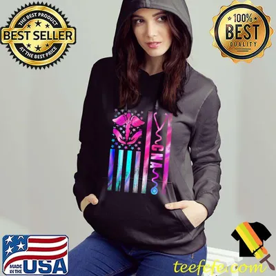 CNA Job Certified Nursing Assistant USA Flag Premium T-Shirt