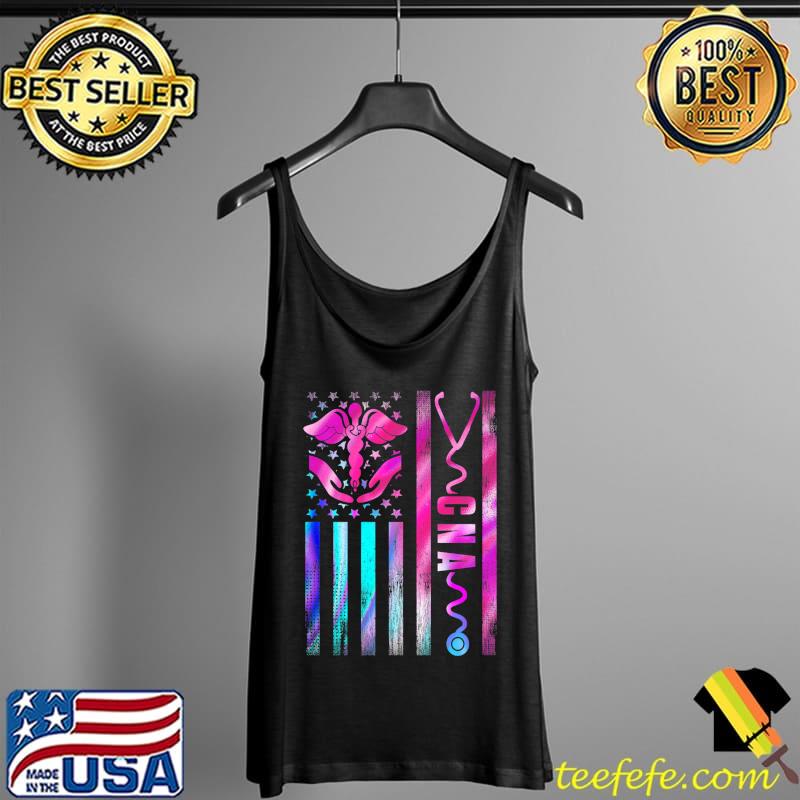 CNA Job Certified Nursing Assistant USA Flag Premium T-Shirt Tank Top CNA Job Certified Nursing Assistant USA Flag Premium T-Shirt Tank Top