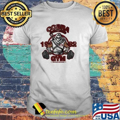 Cobra command gym 1982 weight lifting shirt
