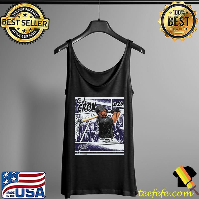 Colorado Baseball C.J.Cron Signature Shirt Tank Top Colorado Baseball C.J.Cron Signature Shirt Tank Top