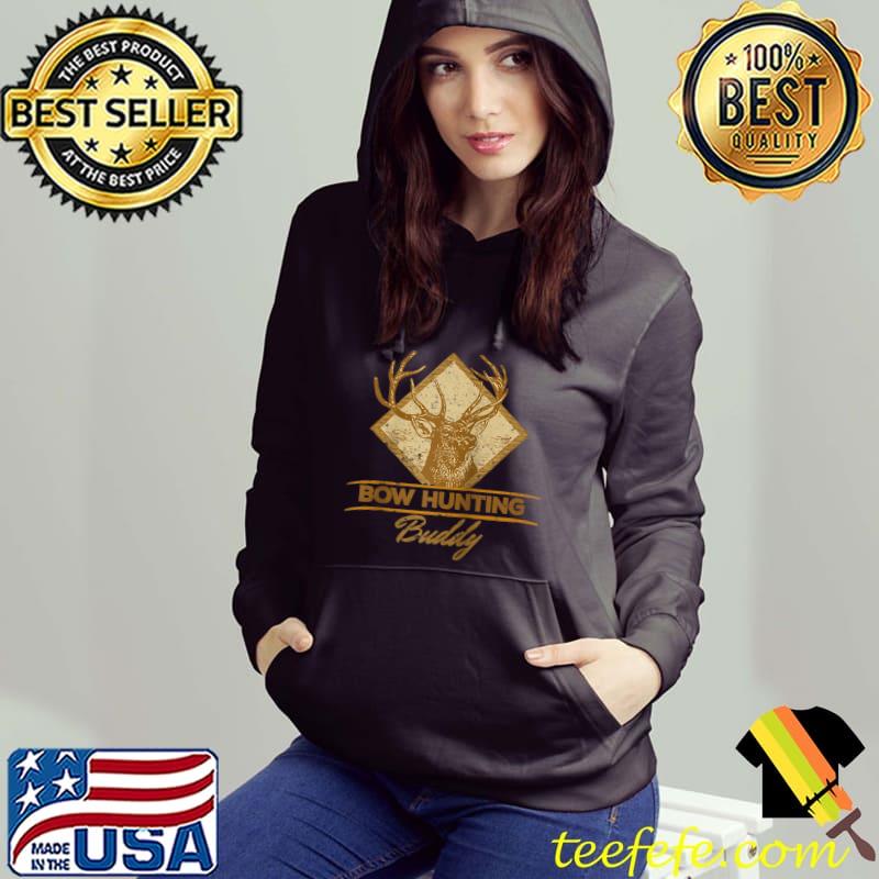 Compound Bow Hunting Buddy Vintage Deer Outdoor Archery Gear Raglan Baseball T-s Hoodie Compound Bow Hunting Buddy Vintage Deer Outdoor Archery Gear Raglan Baseball T-s Hoodie