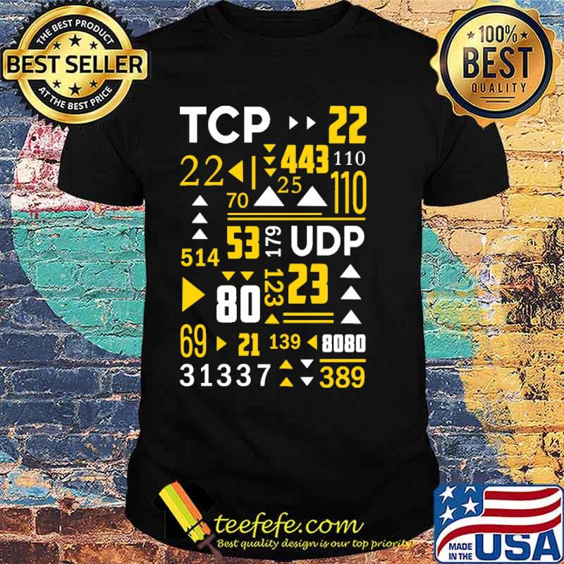 Computer ports tcp shirt