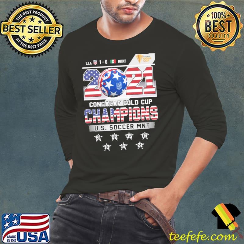 Concacaf Gold Cup Us Soccer Mnt USA Mexico Flag America Flag Shirt Long Sleeve Tee Concacaf Gold Cup Us Soccer Mnt USA Mexico Flag America Flag Shirt Long Sleeve Tee