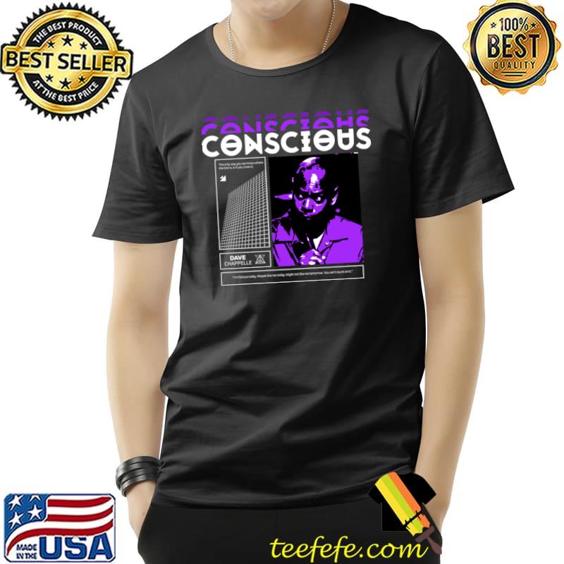 Conscious Purple Dave Chappelle T-Shirt