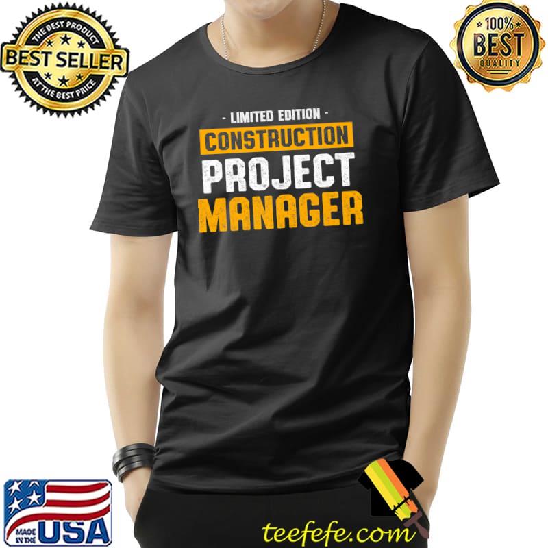 Construction Project Manager Supervisor Premium T-Shirt Unisex Construction Project Manager Supervisor Premium T-Shirt Unisex