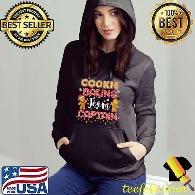 Cookie Baking Team Captain Gingerbread Christmas Funny T-Shirt