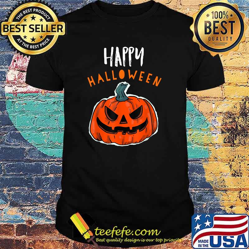 Cool, Happy Halloween Jack O Lantern T-Shirt