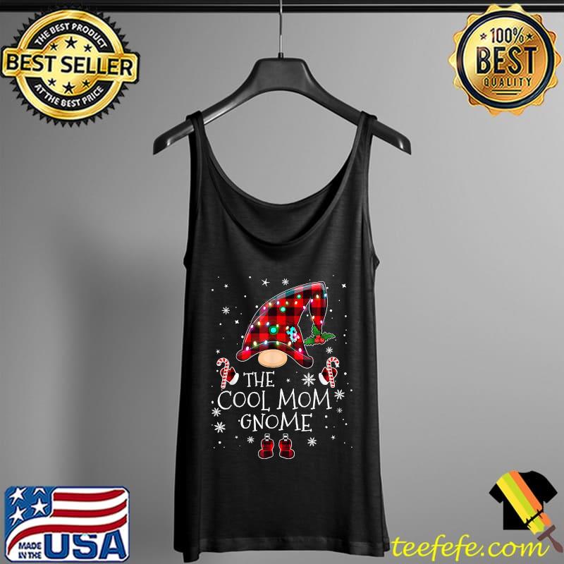 Cool Mom Gnome Buffalo Plaid Christmas Tree Light T-Shirt Tank Top Cool Mom Gnome Buffalo Plaid Christmas Tree Light T-Shirt Tank Top